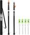 Tent Poles for Tarp, CAMULAND Telescoping Camping Gear Accessories, Adjustable Lightweight Aluminum Set with Carry Bag