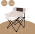 330 lbs Portable Folding Chair - Heavy Duty with Carry Bag, Padded Seat & Side Pockets for Camping, Fishing