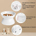 Elevated Slow Feeder Cat Bowl, Ceramic, Spill-Proof & Anti-Tipping, Easy to Clean, Raised for Dry & Wet Food