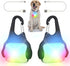 Dog Lights for Night Walking – Color Changing Collar Light, 4 Modes Rechargeable, IP65 Waterproof, 2 Pack Dog Flashlight