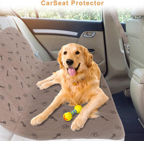 peepeego 2Pack 36x36 Dog Pads Washable and Free Dog Comb, Reusable Puppy Pads with Fast Absorbent, Waterproof, Non Slip