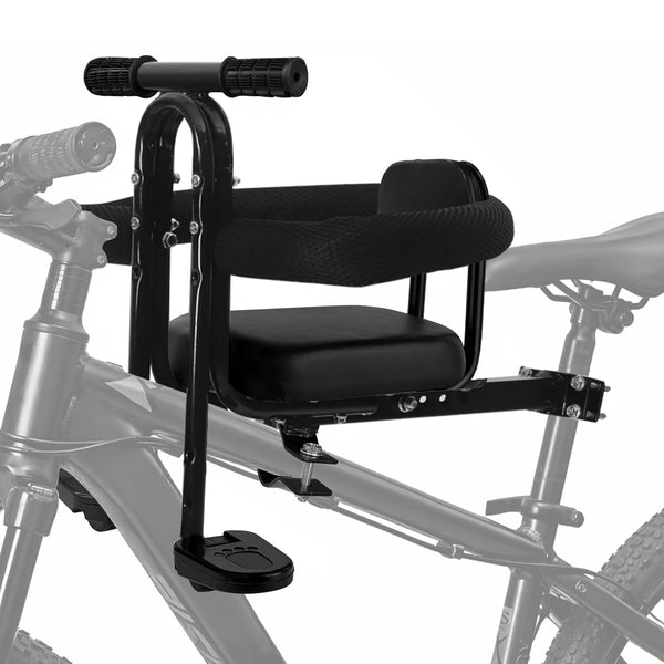 Kids Bike Seat Front Mounted, Child Bike Seat with Foot Pedals and