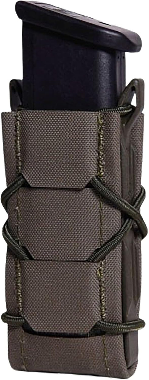High Speed Gear Single Pistol Taco Mag Pouch Gen 2, MOLLE Compatible Universal Pistol Mag Holder (Olive Drab)
