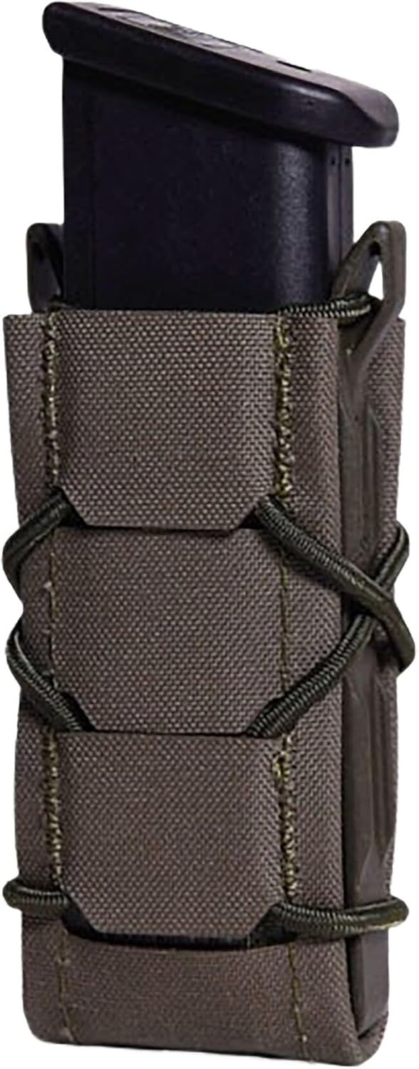 High Speed Gear Single Pistol Taco Mag Pouch Gen 2, MOLLE Compatible Universal Pistol Mag Holder (Olive Drab)