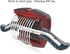 Perfect Fitness Ab Carver Pro Roller Wheel - Built-In Spring Resistance for At Home Core Workout Equipment, Red