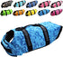 Dog Life Jacket – Easy-Fit Adjustable Belt Pet Saver Swimming Safety Swimsuit (M, Blue)
