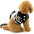SELMAI Puppy Small Dog/Cat Polka Dots Vest Harness Leash Set, Mesh Padded No Pull Lead, Breathable Lightweight Easy