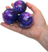 2" (4 Pack) (4 Zugar Land Galaxy Foam Stress Relief Balls Squeeze Relaxable Stress Relief for Kids and Adults Calming