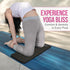 Knee Pad Cushion, Extra Thick 1 inch (25mm) for Pain Free Yoga, Includes Breathable Mesh Bag