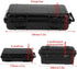 Tbest Eboxer Protective Waterproof Case, Outdoor Shockproof Airtight Survival Box for Fishing, Hiking, Black