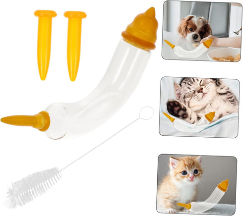 Ipetboom 4 Sets Lightweight Pet Feeding Tube Kit for Kittens and Puppies