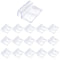 16 PCS 8mm Acrylic Aquarium Cover Clip, Clear Fish Tank Glass Support Holder for Rimless Aquariums