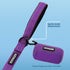 Voyager Reflective Dog Leash, 5ft Long Neoprene Handle, Supports Small Medium Large Puppies, Purple