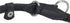 Round Genuine Rolled Leather Choke Dog Collar - Black (20" Long)