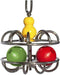 Impossiball Stainless Steel Bird Toy - Large Bird Toys for Macaw Enrichment