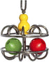 Impossiball Stainless Steel Bird Toy - Large Bird Toys for Macaw Enrichment