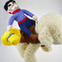 Xiaoyu Pet Dog Cat Halloween Costume, Funny Riding Horse Style Knight Clothing for Dog Cat Cosplay, Size L