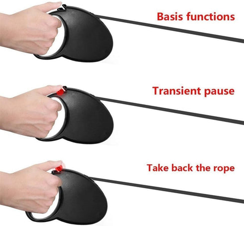 Auto Retractable Dog Leash, Explore Training Lead - 10 Ft/16.6Ft Pet Dog Walking Rope