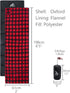 Heated Sleeping Bag Pad, Heated Sleeping Bag Liner with Type-C Input, 5 Heating Zones, Black & Red Flannel
