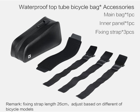 Rhinowalk Bike Bag, Top Tube Bag, Stable Bicycle Frame Bag, Professional Cycling Accessories