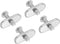 PATIKIL 316 Stainless Steel Kayak Rail Track Screws and Nuts, 4 Pack Hardware Gear Mount Replacement Kit