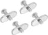PATIKIL 316 Stainless Steel Kayak Rail Track Screws and Nuts, 4 Pack Hardware Gear Mount Replacement Kit