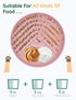 Slow Feeder Dog Bowls, Silicone Dog Feeding Bowls with Suction Cups, Modern Lick Mat Design, Pink