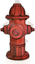 Generic (5PC) Fire Hydrant Dog Training Post Indoor Puppy Potty Supply Realistic Design Pee Station with Mesh Toilet