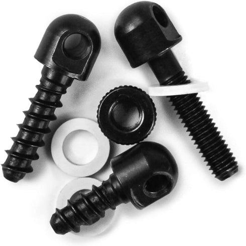 GUGULUZA 1/2", 3/4" Wood Sling Swivel Screws for Rifles & Shotguns Swivel Stud Base