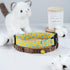 Cute Cotton Dog Collar, Summer Lemon Pattern Adjustable Soft Collar for Small Medium Large Dogs, for Boys and Girls