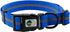 NIMBLE Dog Collar, Waterproof Adjustable PVC & Polyester with Reflective Cloth Stripe - Sizes S/M/L, Blue