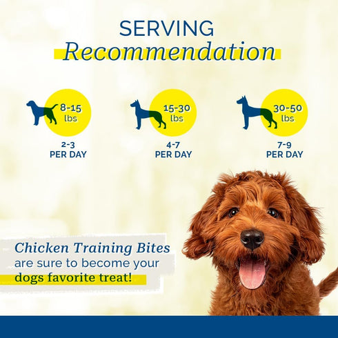 Pet Center, Inc Chicken Training Bites for Dogs - 100% Natural, Premium Quality, Single Ingredient, 8 oz