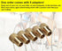 Presta to Schrader Valve Adapter for Bike, Inflate Presta Valve Tire with Air Compressor, 5 Pieces