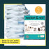 300 30" 36" (Pack 2) rocket & rex Premium Washable Pee Pads for Dogs, Waterproof & Reusable Puppy Pads for Potty
