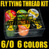 XFISHMAN Fly Tying Thread Kit 6/0-3/0, Fly Fishing Materials and Accessories