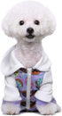 Purple Puppy Dog Hoodies for Small Medium Dogs, Christmas Hooded Sweatshirt with Pocket, Fleece Coat Dog Costume Winter