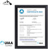 UIAA Certified Heavy Duty Large Locking Carabiner Clips - 25kN Auto Locking for Climbing and Rappelling