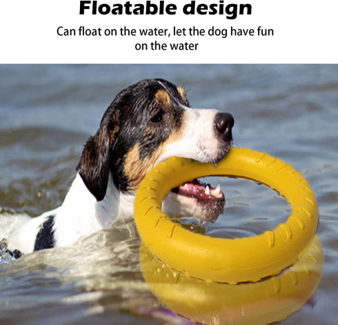 XL Large Indestructible Dog Toys, Chew Toys for Aggressive Chewers, 12 Inch Flying Discs for Medium/Large Breeds