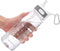 Sports Water Bottle with Straw & Handle, BPA-Free, 27oz Leakproof Bottle with Motivational Marker for Outdoor Activity
