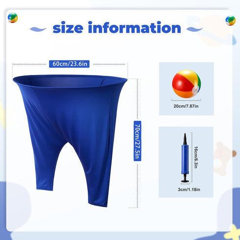 AODANC Sets,4PCS Granny Pants Yard Game Granny Pants Family Party Outdoor Games with Bouncy Balls for Adults