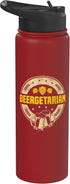 Beer Brewing Gift Idea Homebrewing Craftbeer Beergetarian Graphic Homebrewing Winemaking Brewery Beer Stainless Steel Insulated Water Bottle