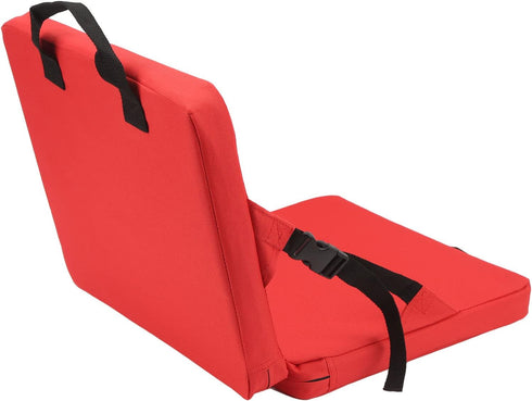 600D Dioche Portable Bleacher with Outdoor Folding Chair with Backrest and Soft Sponge Padding, Lightweight
