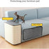 Cat Scratcher Mat Kitty Scratching Pad Sofa Protector Natural Sisal Cat Scratch Toy Couch Bed Floor Sofa Armrest Guard Easy Installation Scratching Post for Grinding Claws Protecting Furniture