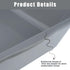 Ying Tutu 1 Pack 24" 20" of Extra Large Cat Litter Box (ABS Material), Low Entry Senior Litter Pen for Geriatric Kitty