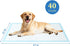 31"x47" 40 Count, Dog Pee Pads Extra Large Leak-Proof Super Absorbent Thick Disposable Potty Training Pads for Dogs