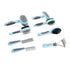 PODSJD Set 8 1 Dog Brush Comb in Multifunctional Pet Grooming Kit with Nylon & Stainless Steel Teeth - Detangles