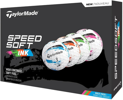 TaylorMade SpeedSoft Golf Balls - Soft Feel & Maximum Distance