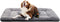Dog Beds Crate Pad for Extra Large Dogs, Ultra Soft Washable & Anti-Slip Cozy Sleeping Mat, Gray 48inch