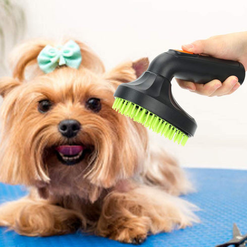 Pet Brush, Soft Grooming Brush for Dogs and Cats, Gently Removes Tangled Hair, Household Deshedding Tool for Vacuum