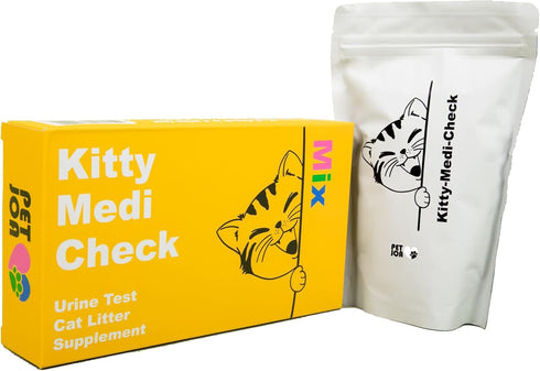 Home,100% 3 Pack Hematuria)-210g/7.4oz 100% Kitty-Medi-Check Cat Urine Health Test Kit, Easy Monitoring at Eco-Friendly